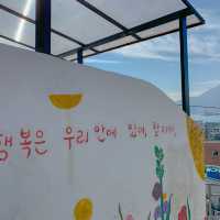 통영 동피랑 벽화마을 한바퀴💙