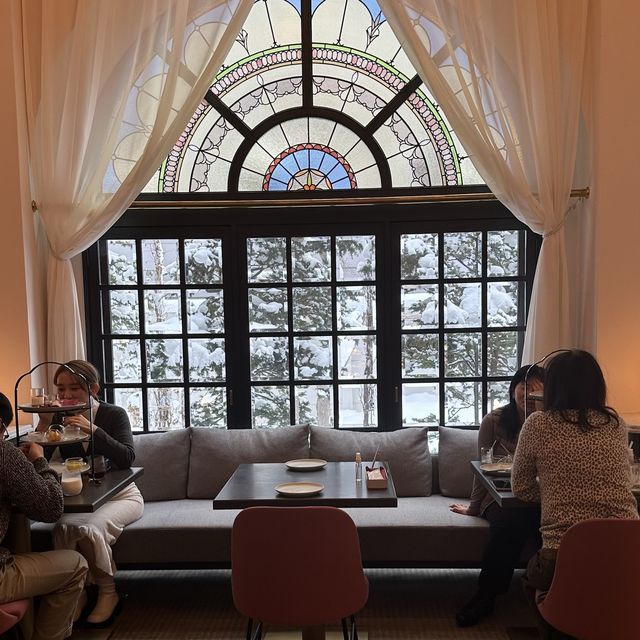 조식에 afternoontea set을 제공하는 호텔 In Otaru 💓