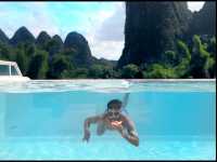 Outdoor pool at Mid-Mountain Cloud & Water ho
