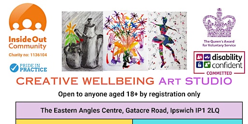 WEDNESDAY 13/12/23: Creative Wellbeing Art Studio | Eastern Angles Centre