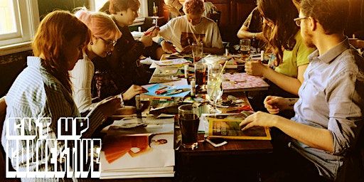 Cut Up Collective, Social Collaging | Rutland Arms