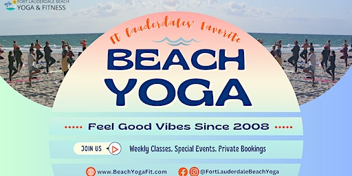 Beach Yoga : Saturday Slow Flow ♥ Ft Lauderdale Fav since 2008 | Fort Lauderdale Beach Yoga & Fit: ON BEACH between NE 9th street & VISTAMAR street