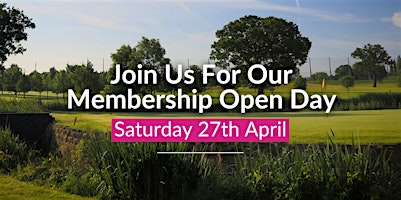 Horton Golf Park - Membership Open Day - 27th April | Horton Golf Park