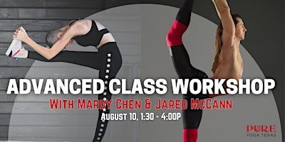Advanced Class Workshop with Mardy & Jared: Dates, Schedule & Tickets | PURE Yoga Texas | Downtown Austin