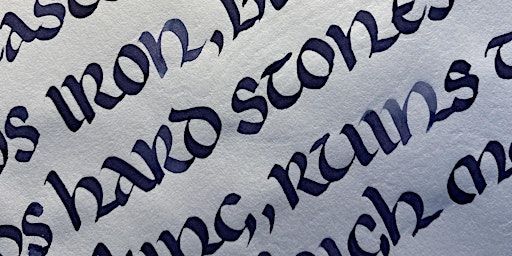 One Day Uncial Calligraphy Course | St John Church