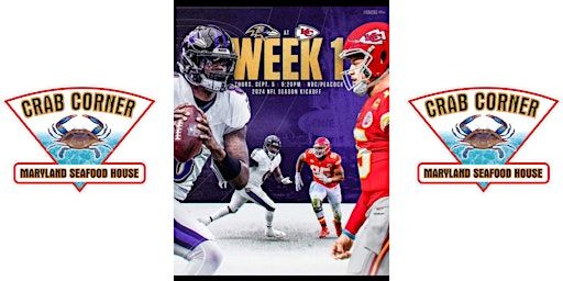 Ravens Season Kickoff Game Watch Party | Crab Corner Maryland Seafood House