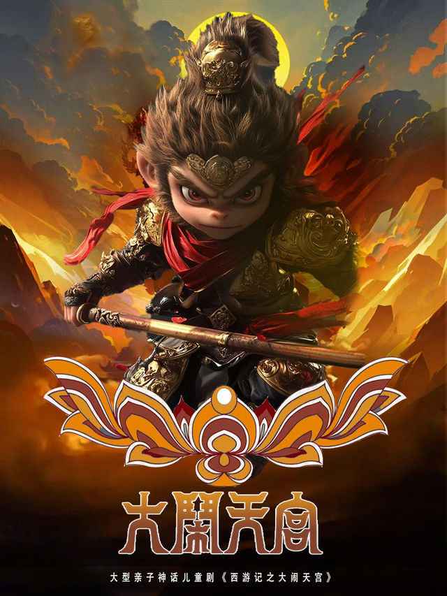大型親子神話兒童劇《西遊記之大鬧天宮》【涇陽站】｜兒童親子 | 涇陽大劇院