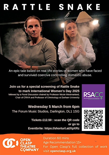 Rattle Snake, by Open Clasp Theatre Company | The Forum Music Studios