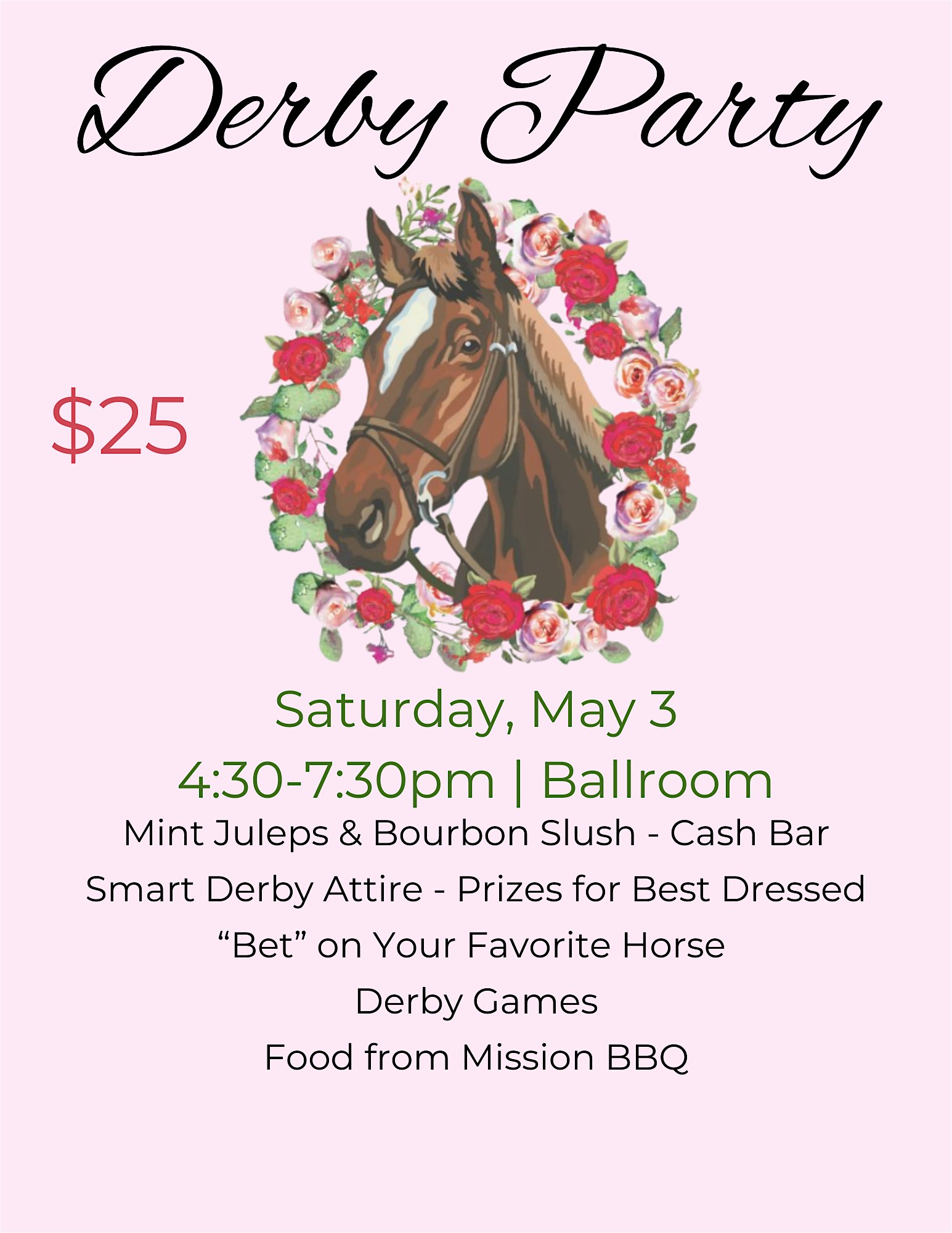 Big Hats, Bourbon, and Bowties" Kentucky Derby Party | Saint John the Evangelist Catholic Church