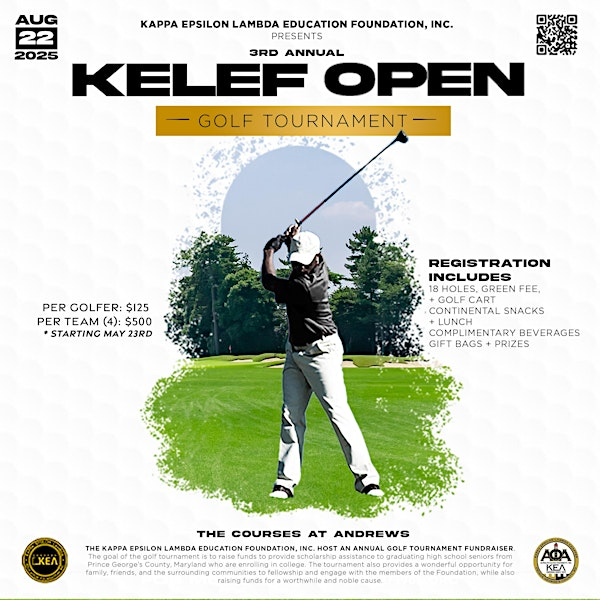 The 3rd Annual KELEF  Golf Tournament | The Courses at Andrews