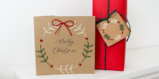 Christmas Card and Gift Tag Hand Embroidery | Milestone Studios