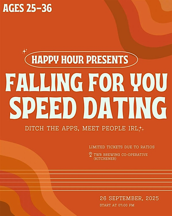 Falling for You  Speed Dating Ages 25-36 @TWB Brewing (Kitchener) | TWB Brewing