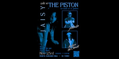 Alt-pop, R&B & Hip hop fusion night LIVE @ the Piston | The Piston