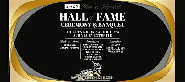 Northview High School Hall of Fame Ceremony | Dr. Mary L. Hanes Center (Covina District Field)