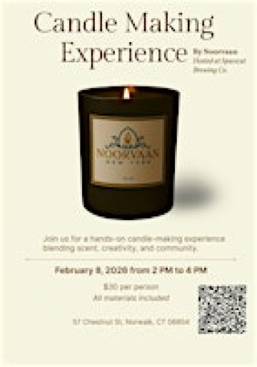 ️ Candle Making Class by Noorvaan at Spacecat Brewing Company | Spacecat Brewing Co. Taproom & Beer Garden