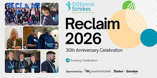 Reclaim 2026: EVENING Celebration (Different Strokes 30th Anniversary) | Mercure Daventry Court Hotel