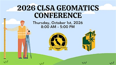 2026 CPP CLSA Geomatics Conference | Cal Poly Pomona, Bronco Student Center, Building 35