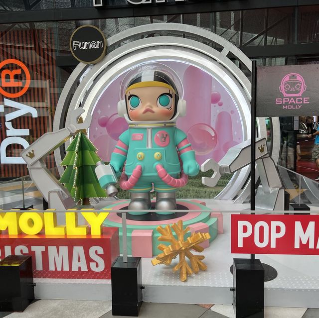 Popmart and Molly at Funan