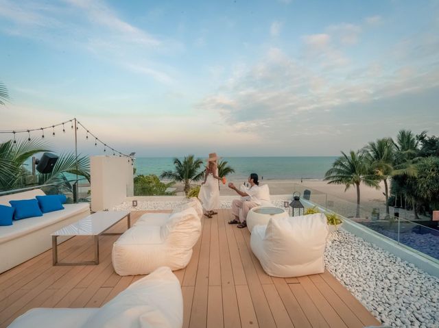 รีสอร์ทริมชายหาดหัวหิน มุมถ่ายรูปสุดเก๋💙