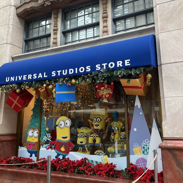 Fun time at Universal Christmas