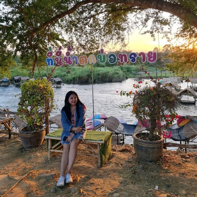 น้ำตกบ่อทราย ยามเย็น