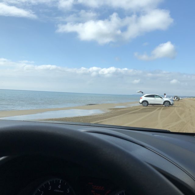 【千里浜なぎさドライブウェイ】石川県