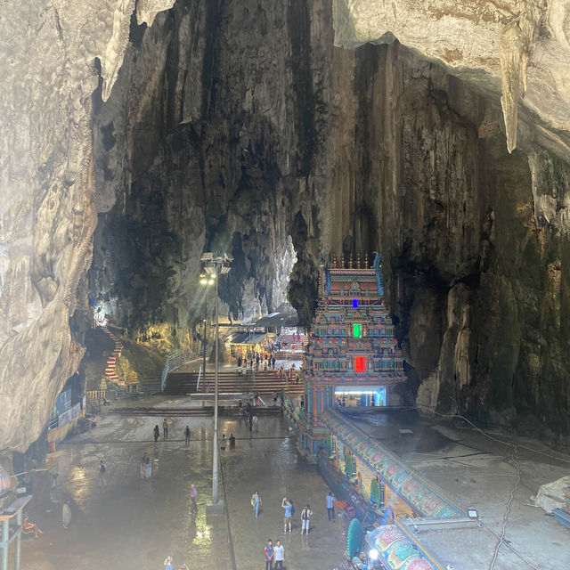 Inside of the Batu caves