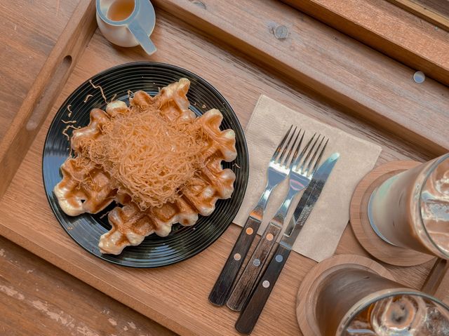 사진찍기 좋은 부평 평리단길 크로플 맛집✨카페 옥🧡