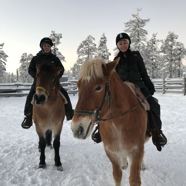 我好掛住系列 - 芬蘭雪中騎馬 + 冰上吊魚 