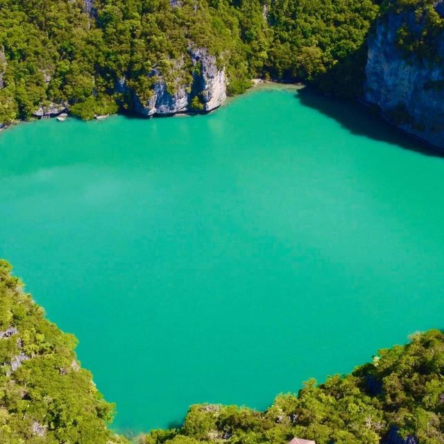 เกาะแม่เกาะ ลากูนรูปหัวใจ หนึ่งใน unseen สมุย