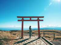 箱根の山頂から見る絶景と神社