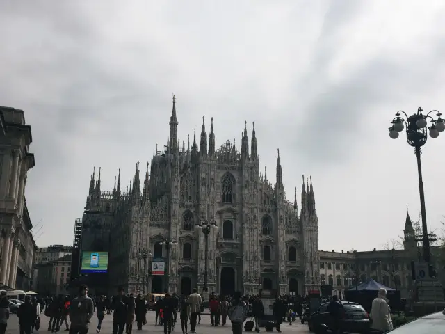 Walking by Duomo Di Milano 