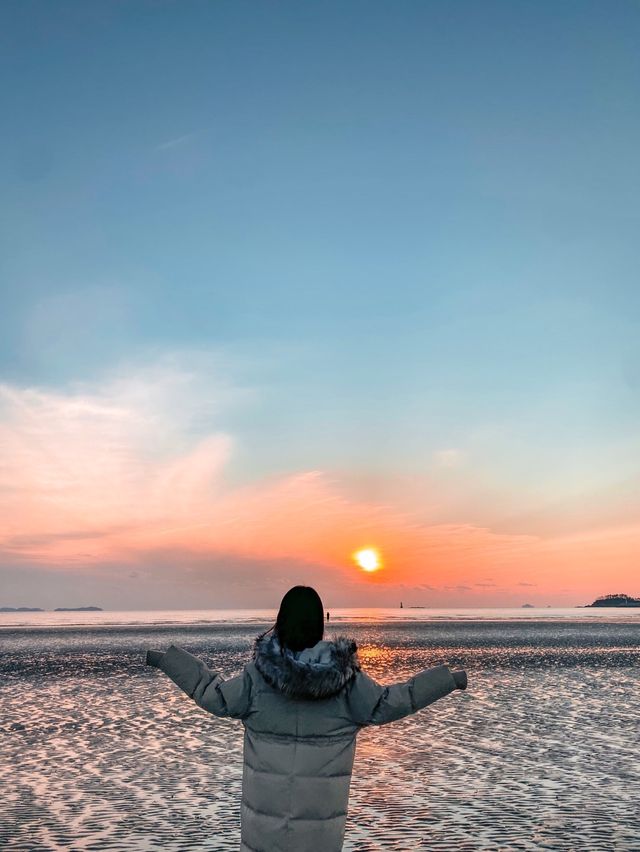 이국적인 서울 근교 겨울바다, 태안 몽산포 해수욕장 🔥
