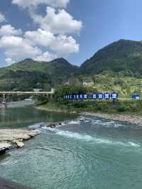 Fun in the water .Nanjiang Canyon