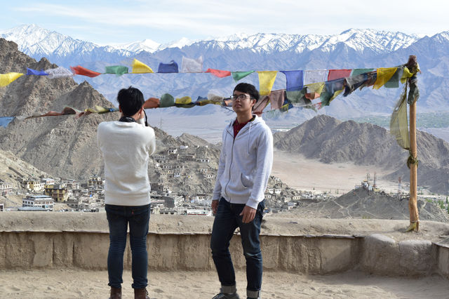 Leh palace in leh ladakh