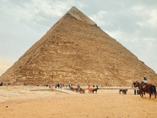 Originally, this is what the inside of the Egyptian pyramids looked like.