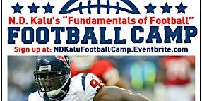 N.D. Kalu's "Fundamentals of Football" Free Camp | Cornerstone Christian Schools