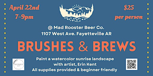 Brushes & Brews at Mad Rooster Beer Co. | Mad Rooster Beer Company, South West Avenue, Fayetteville, AR, USA