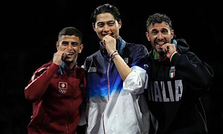 Celebrate Feres Ferjani's Silver Medal Win in Paris! | 15 W 37th St 2nd floor