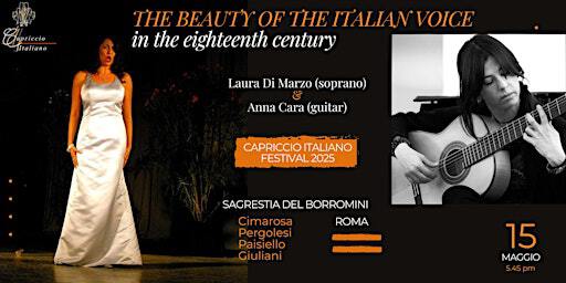 Capriccio Italiano Festival 2025: “THE BEAUTY OF THE ITALIAN VOICE” | Sagrestia del Borromini, Chiesa di Sant'Agnese in Agone (Piazza Navona)
