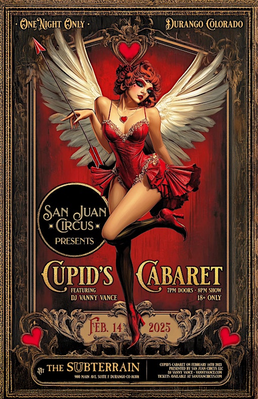 San Juan Circus presents Cupid's Cabaret (5:30pm and 8:00pm shows) | The Subterrain