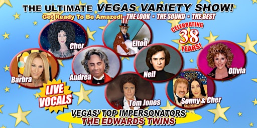 ULTIMATE VEGAS VARIETY SHOW HOSTED BY THE EDWARDS TWINS | Palm Beach Gardens Marriott