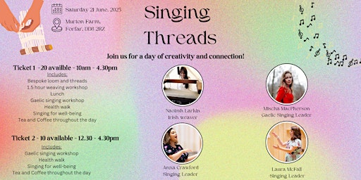 Singing Threads | Murton Farm, Tearoom and Nature Reserve