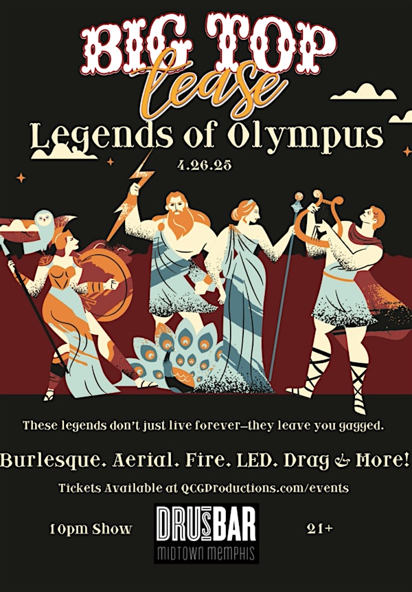 Big Top Tease:  Legends of Olympus | Dru's Bar