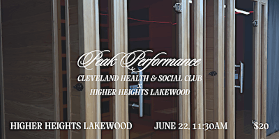 Peak Performance | Higher Heights Fitness
