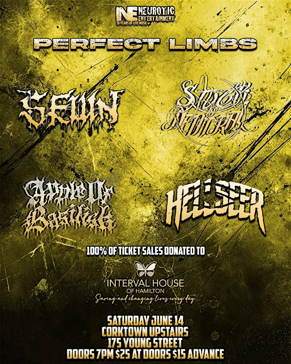 Perfect Limbs, Sewn, Stuck in Neutral,  Apple of basilisk & Hellseer | CORKTOWN UPSTAIRS