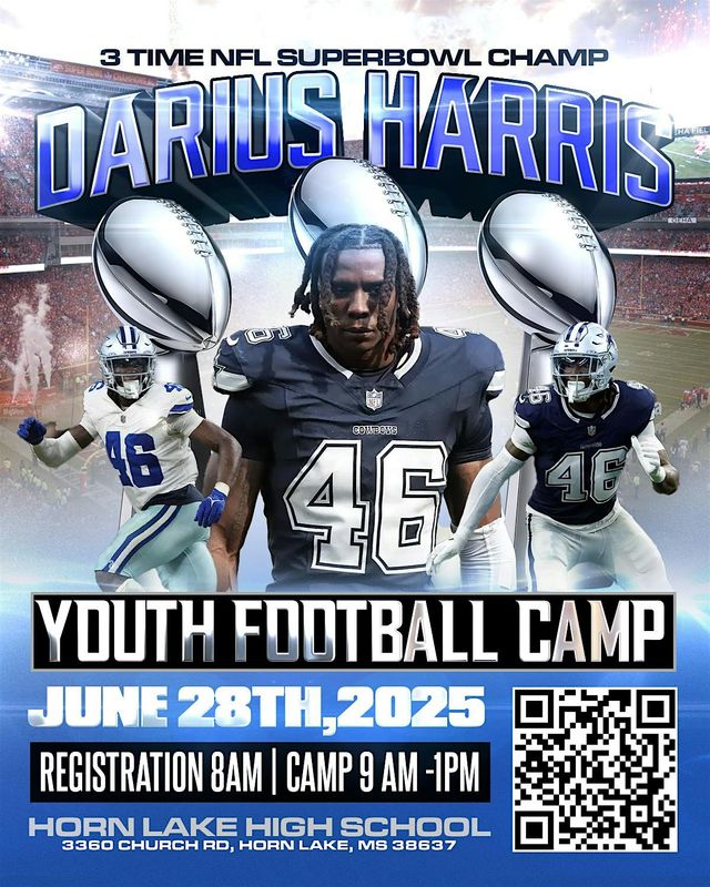Darius Harris Youth Football Camp Horn Lake, MS | Horn Lake High School