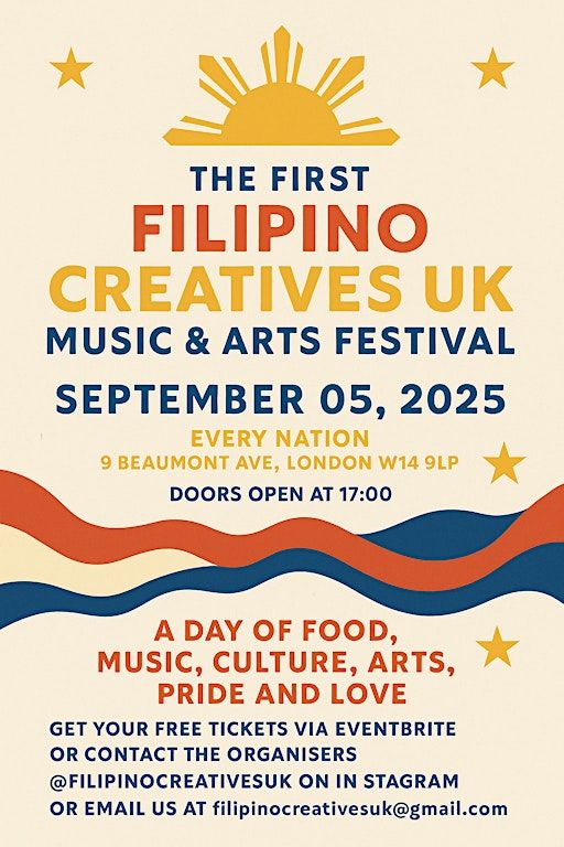 The First Filipino Creatives UK Music and Arts festival | Every Nation Church London