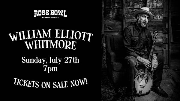 William Elliott Whitmore live at the Rose Bowl Tavern | Urbana, IL | The Rose Bowl Tavern