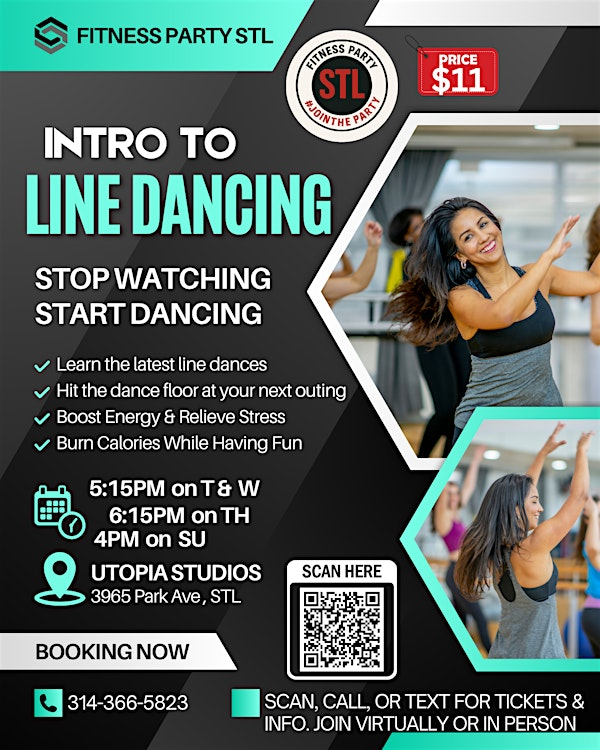 Beginner Line Dancing @ Utopia Studios | Utopia Studios